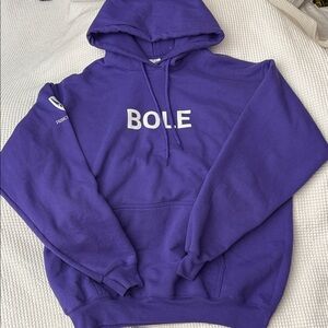 Port & Company Purple Men's Principia School Hoodie - Large